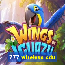 777 wireless cdu