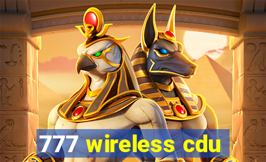 777 wireless cdu