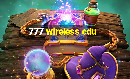 777 wireless cdu