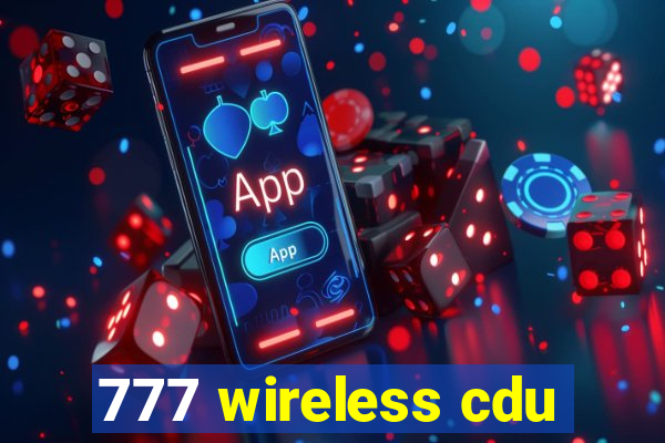 777 wireless cdu