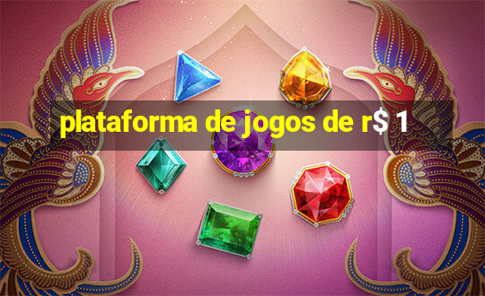 plataforma de jogos de r$ 1