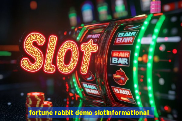 fortune rabbit demo slotInformational