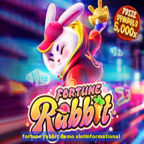 fortune rabbit demo slotInformational