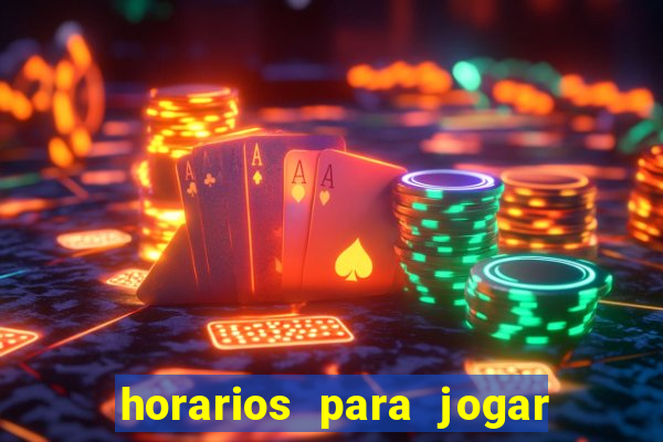 horarios para jogar fortune mouse