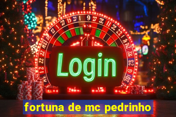 fortuna de mc pedrinho