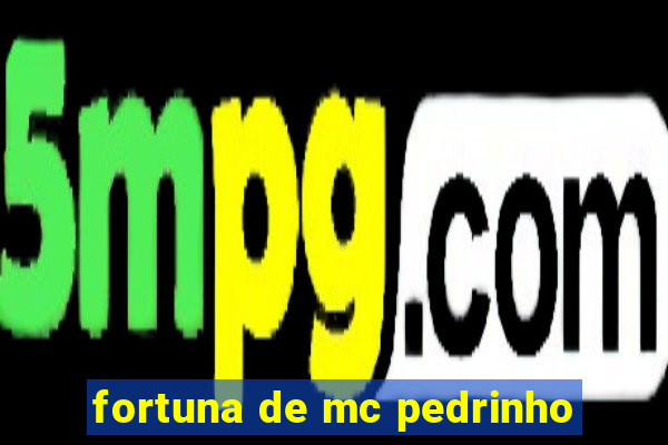 fortuna de mc pedrinho