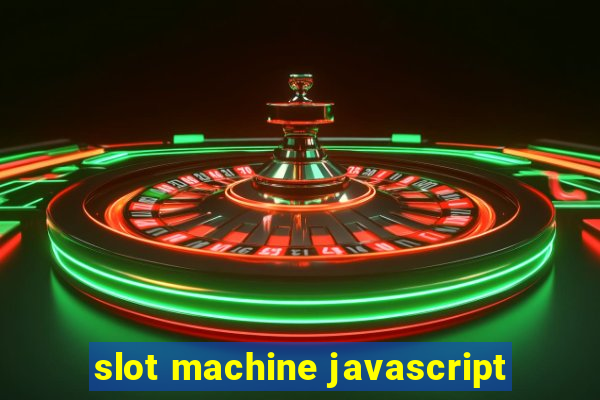 slot machine javascript