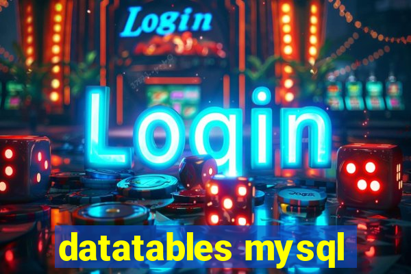 datatables mysql