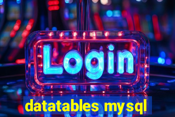 datatables mysql