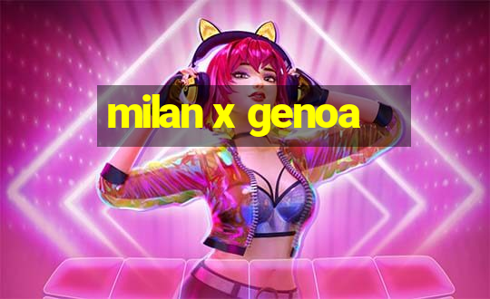 milan x genoa