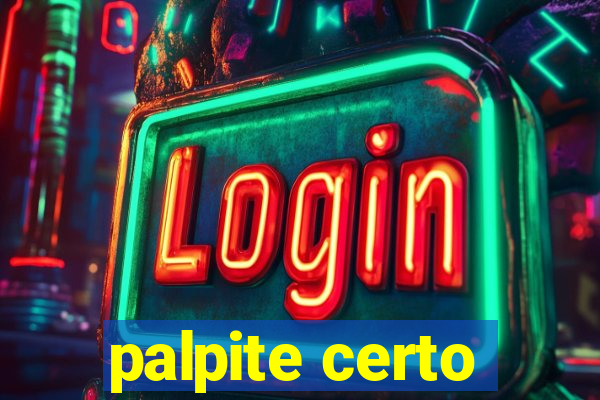 palpite certo