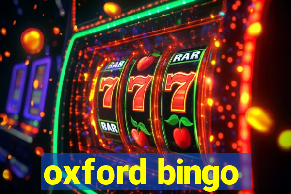 oxford bingo