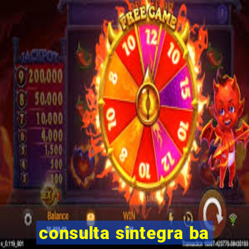 consulta sintegra ba