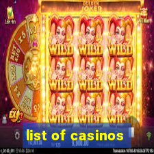 list of casinos