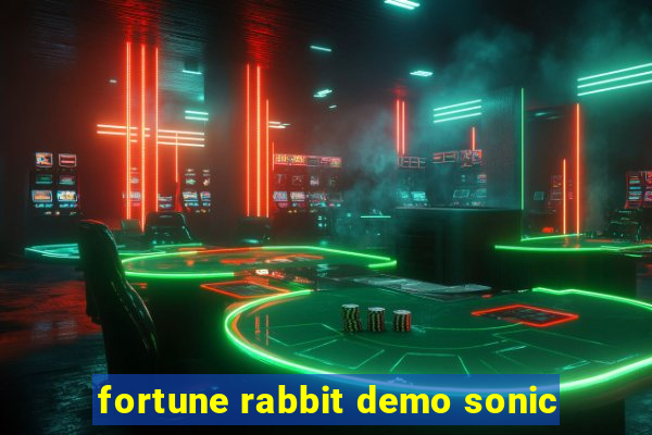 fortune rabbit demo sonic