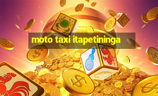 moto taxi itapetininga