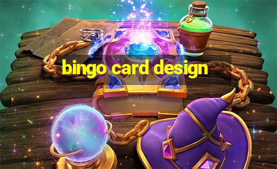 bingo card design