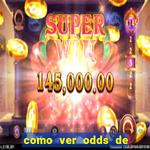 como ver odds de jogos passados