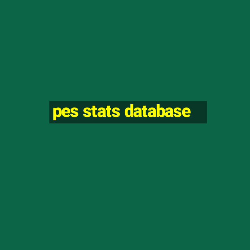 pes stats database