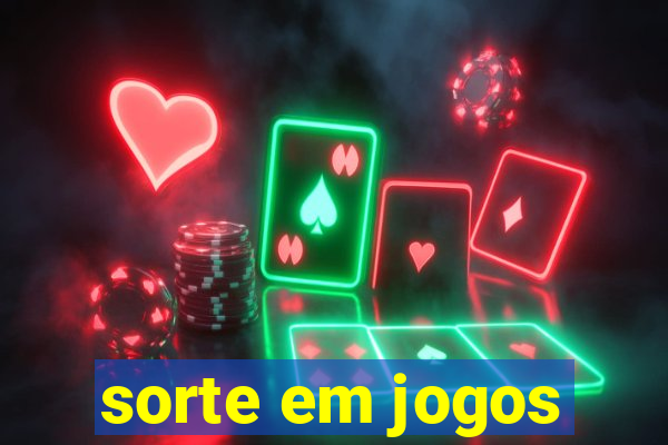 sorte em jogos