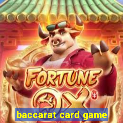 baccarat card game