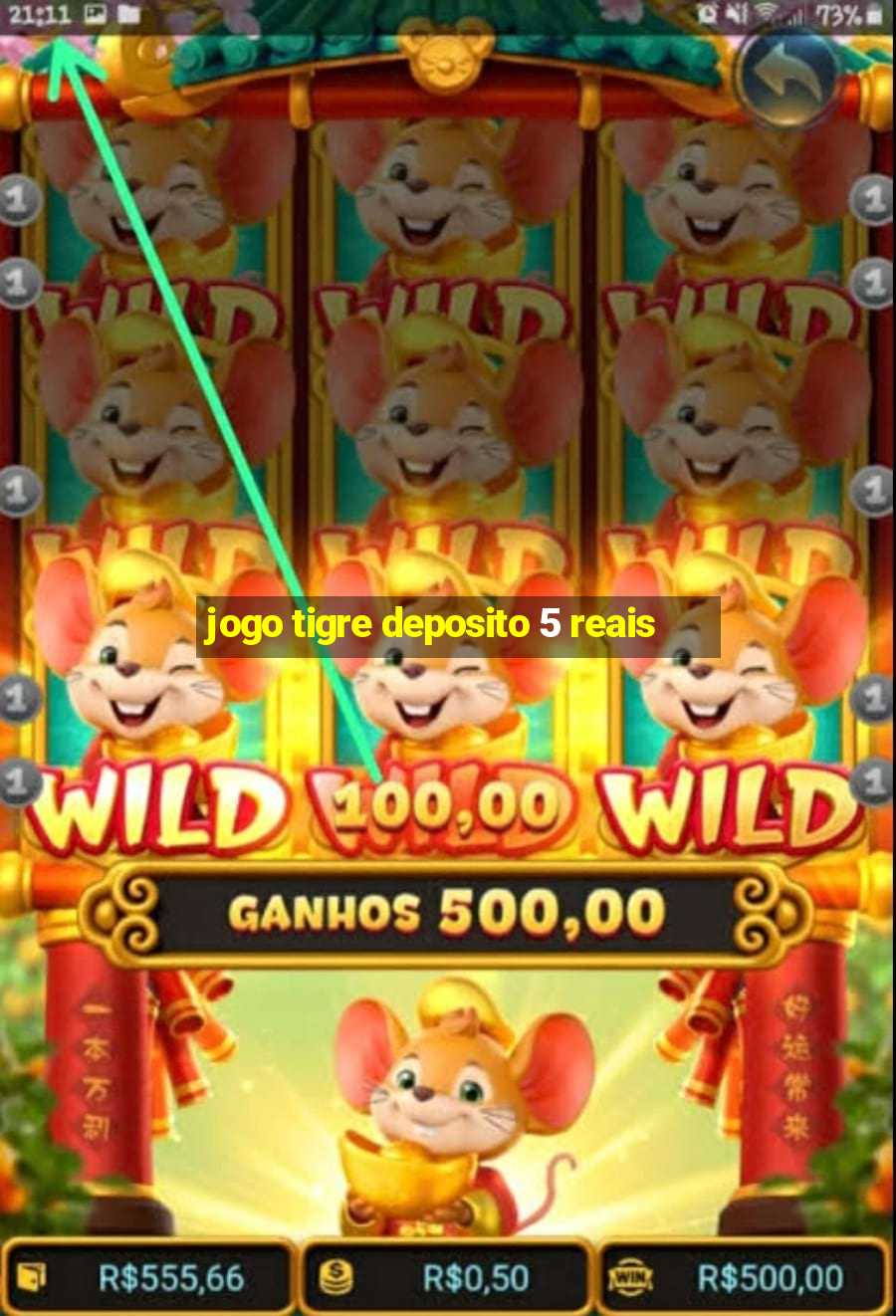 jogo tigre deposito 5 reais