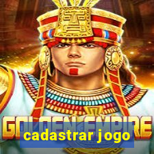 cadastrar jogo