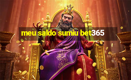 meu saldo sumiu bet365