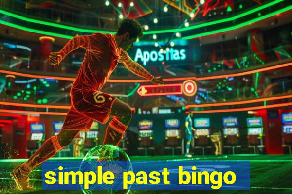 simple past bingo