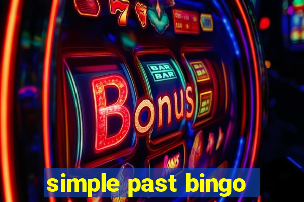 simple past bingo