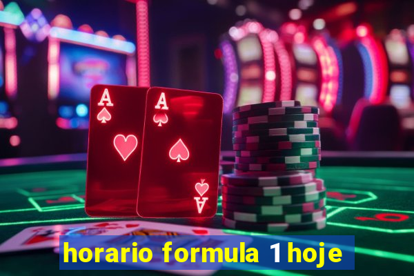 horario formula 1 hoje