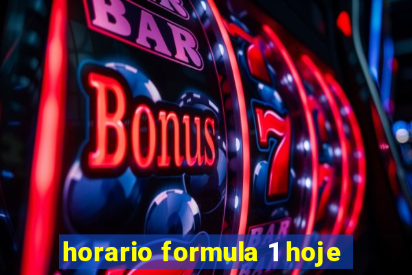 horario formula 1 hoje