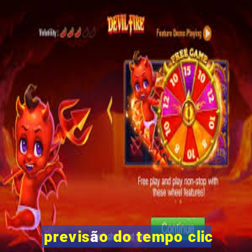 previsão do tempo clic