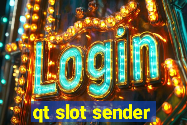 qt slot sender