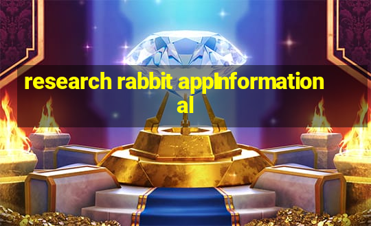 research rabbit appInformational