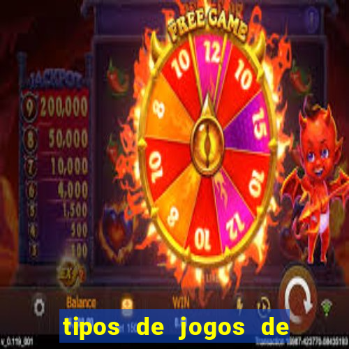 tipos de jogos de azar online