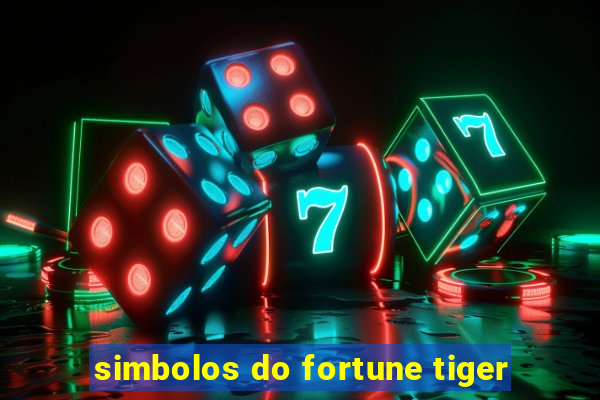 simbolos do fortune tiger