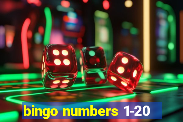 bingo numbers 1-20