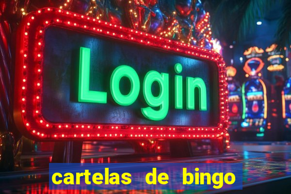 cartelas de bingo para chá de bebê