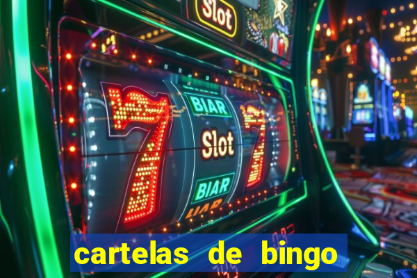 cartelas de bingo para chá de bebê