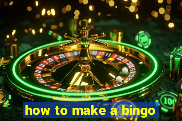 how to make a bingo