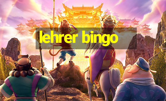 lehrer bingo