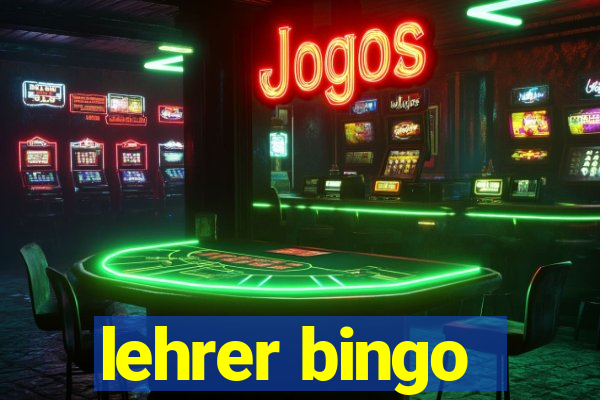 lehrer bingo