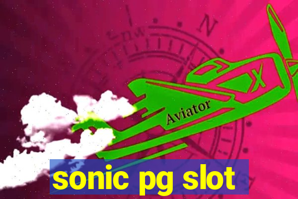 sonic pg slot