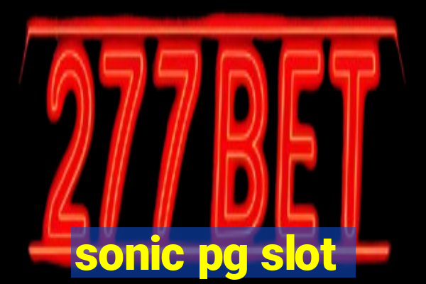 sonic pg slot