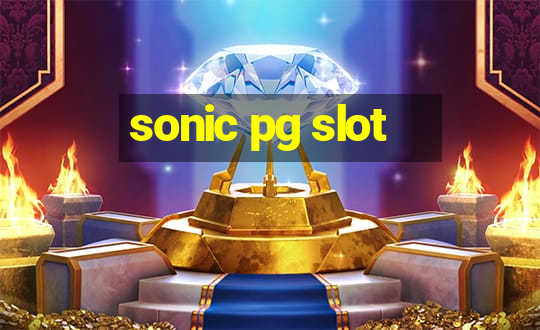 sonic pg slot