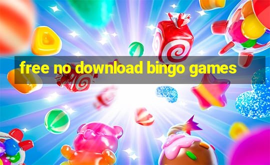 free no download bingo games