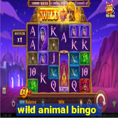 wild animal bingo