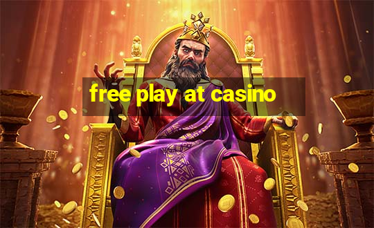 free play at casino