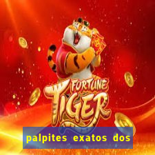 palpites exatos dos jogos de hoje